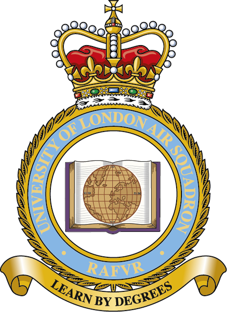 The badge of the University of London Air Squadron